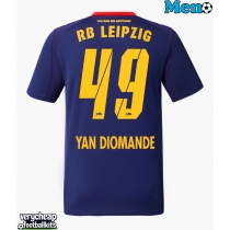 RB Leipzig Yan Diomande #49 Replica Away Shirt 2025-26 Short Sleeve